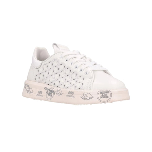 Premiata Sneakers Sneakers Donna Belle 6283 ricamata sangallo 36 - Francavilla Moda